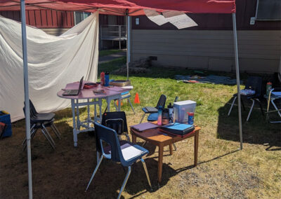 Outdoor Classroom Setup